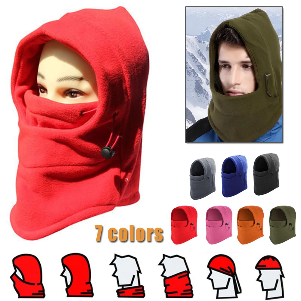 

Winter Cycling Cap Fleece Thermal Keep Warm Windproof Cycling Face Mask Outdoor Ski Mask Fishing Skiing Hat Headwear