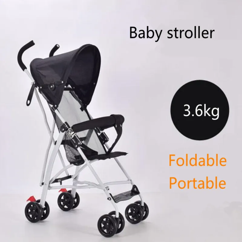 Детская коляска, легкая коляска для путешествий, складная коляска для новорожденных, переносная коляска с четырьмя колесами, многофункциональная коляска