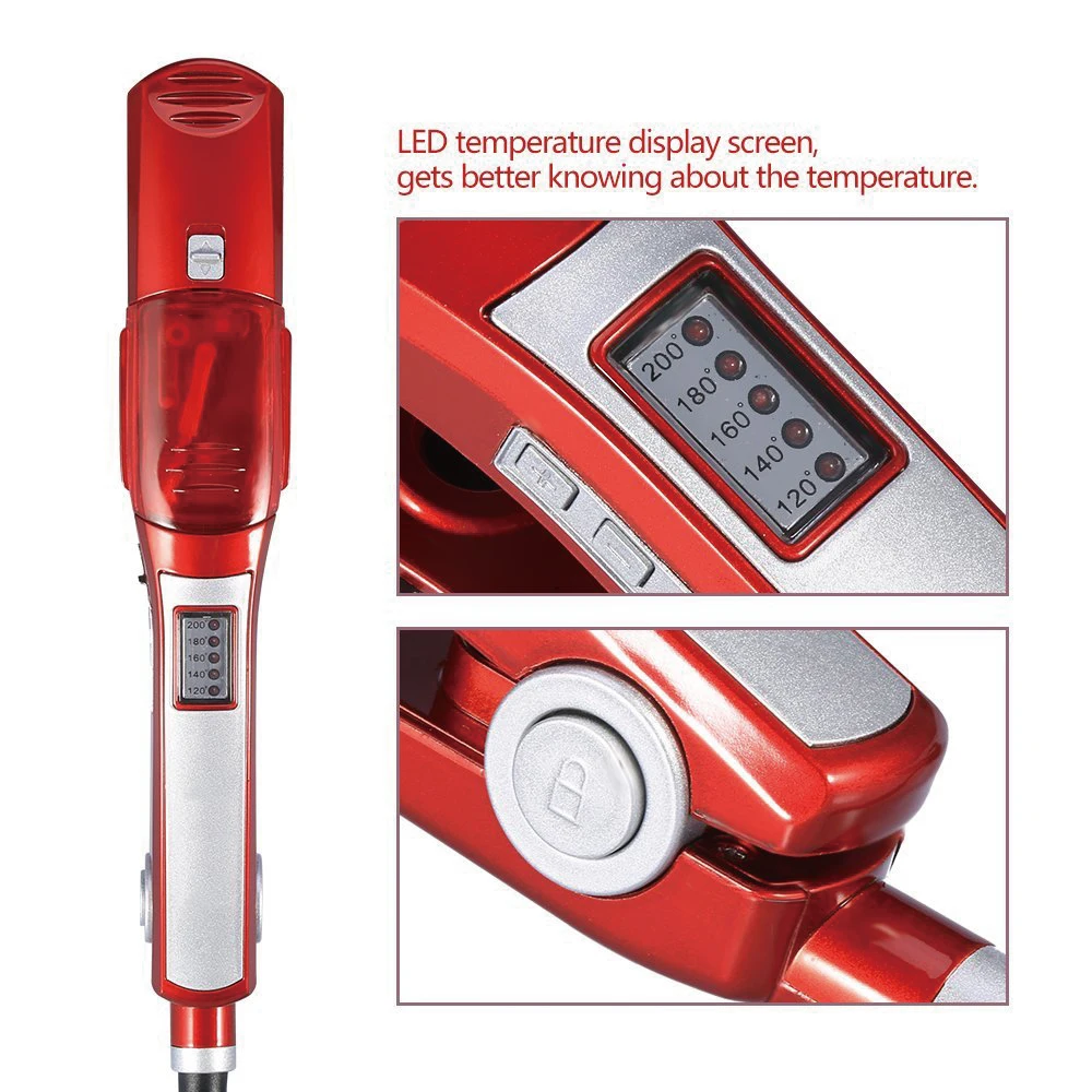 Паровой выпрямитель, утюжок, выпрямитель для волос, паровой стручок, выпрямление, гофрированные щипцы для волос, пластины, вафли