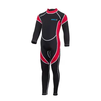 

2.5MM Wetsuits Kids Swimwears Diving Suits Long Sleeves Boys Girls Surfing Children Rash Guards Snorkel One Pieces
