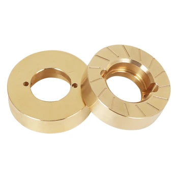 

Heavy Metal Internal Wheel Weights Turning Copper Counterweight for Axial SCX10 II 90046 90047 1/10 RC Car