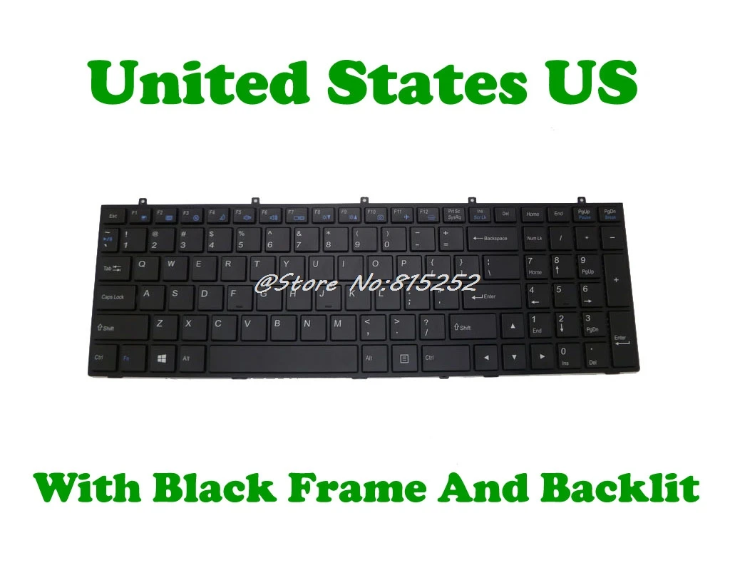 Оригинальная клавиатура для Gigabyte P2742G P2742G-CF1 CF2 P27G P27K-CF1 Q2550M Q2552M Q2756N V2 США Новинка |