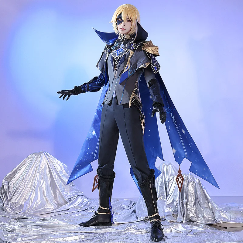 

Hot Game Genshin Impact Dainsleif Cosplay Costume Men's Suit Sizes S-XL 2021 New