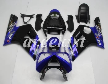 

New ABS Injection Mold Motorcycle Fairings Kit Fit For Kawasaki Ninja ZX-6R 636 2003 2004 03 04 body set black blue