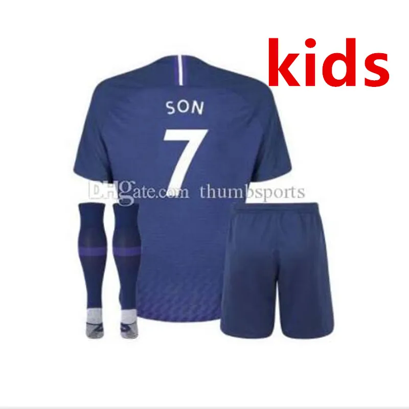 19 20/Tottenham Футбольная Футболка ERIKSEN DAVIES ROSE VERTONGHEN SANCHEZ SON KANE DELE NDOMBELE Детский комплект+ носки Tottenham jersey