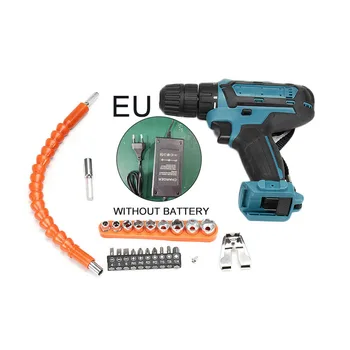 

Electronic Drill Kit 36V Cordless 2-Speed 18+1 Torque LED Light Ergonomic Parts