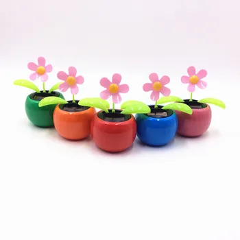 

Solar decoration sunflower Swing apple sunflower Car furnishing articles car ornaments car hanging accessories