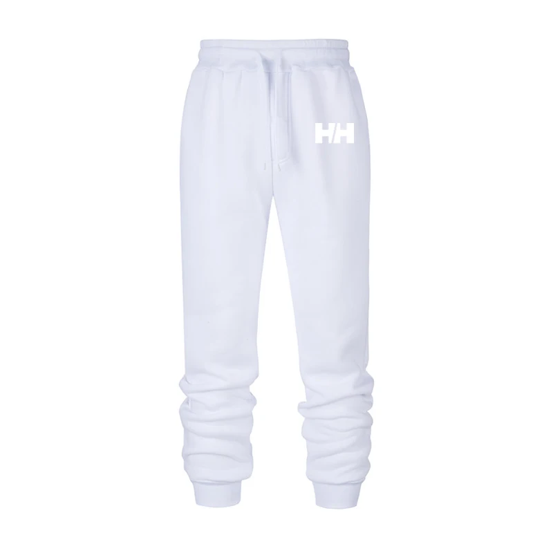 white A Nova Marca Treino Moda Masculina спортивная одежда Duas pedas Define Todo o algodador de Lã Grossa moletom com capuz+ calcha Terno - Цвет: white