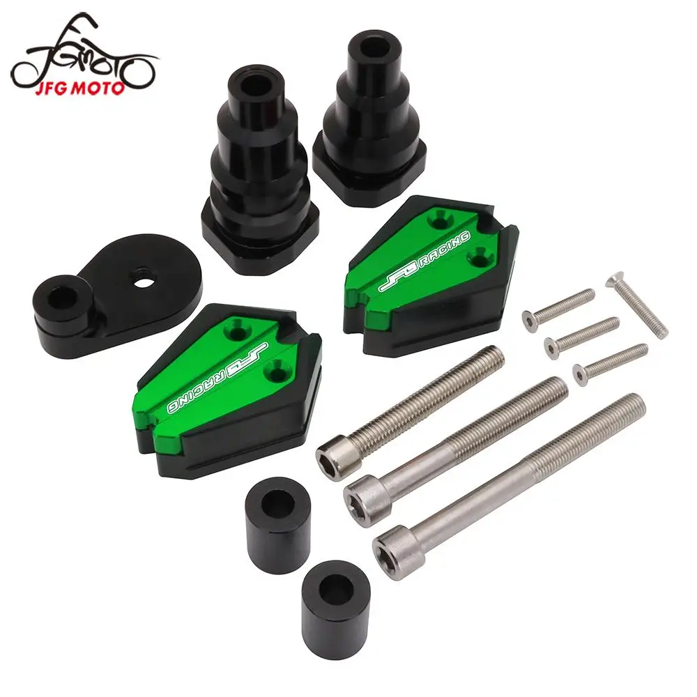1 пара защитных накладок на ползунки рамы для KAWASAKI ZX6R ZX-6R ZX 6R 2007 2008 07 08 защитные