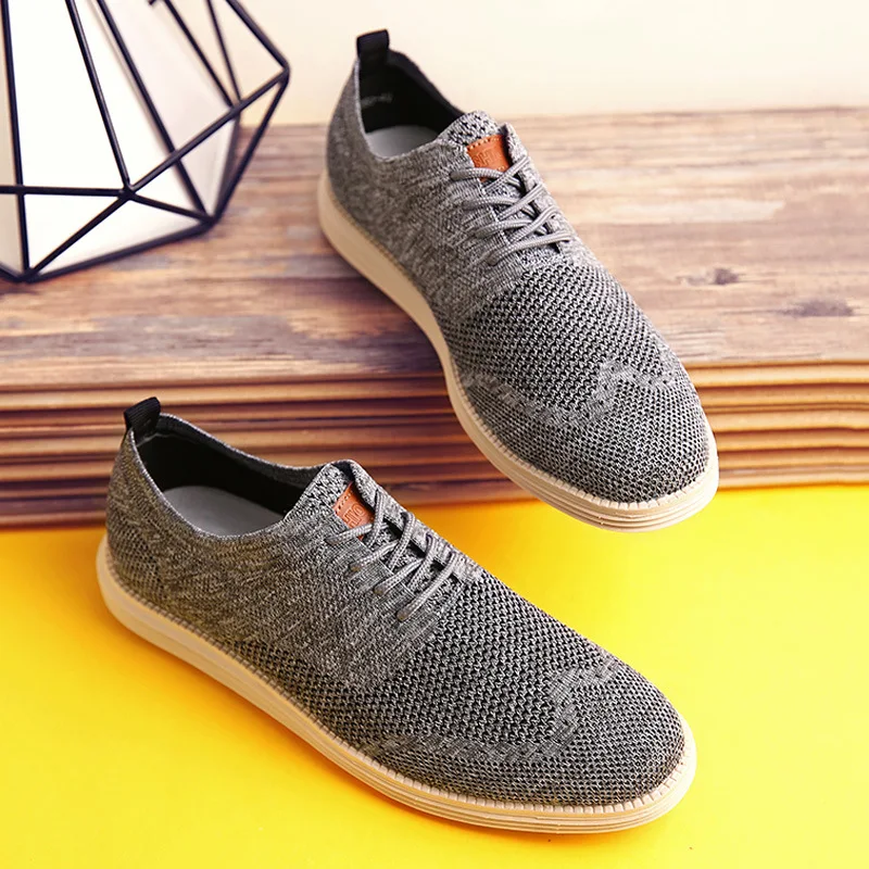 New Style Korean-style Trendy Shoes Ultra-Light Fly Netting Surface Sports Footwear Shoes 8613 Casual Lace-up Light