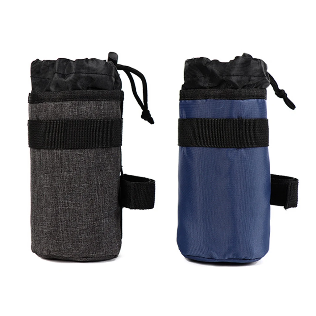 Bike Cup Holder Water Bottle Insulated Pouch Bag & Adjustable Drawstring Closure - Easy to Install - Select Colors