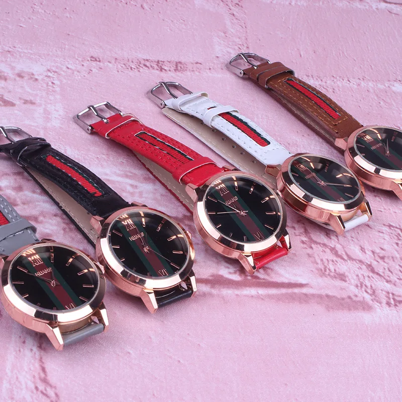 Zhoudongyu Celebrity Style Watch Canvas Watch Strap Square Watch Students COUPLE'S Watch Korean-style Simple Shaking Voice Netwo