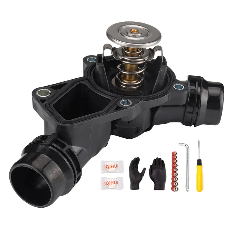 Новый термостат с корпусом подходит для BMW E46 E39 E83 E53 E60 320I 323I 325Ci 325I 330I черный |