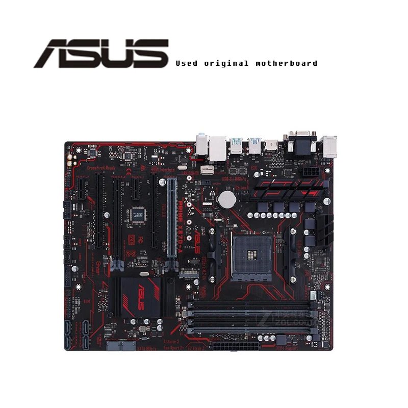 Оригинальная материнская плата для ASUS PRIME X370-A с разъемом AM4 DDR4 USB3.0 SATA3 X370