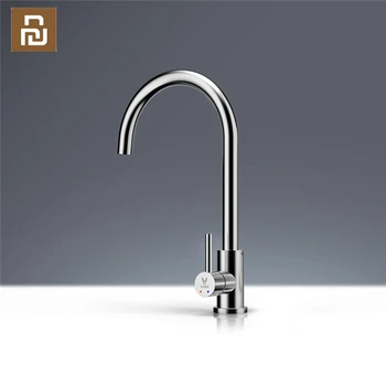 

Youpin Viomi Stainless Steel Kitchen Basin Sink Faucet Tap 360°Rotation Hot Cold Mixer Tap Deck Mount Water Saving Aerator