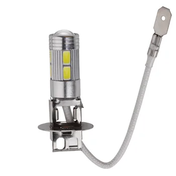 

2PCS High-power Automotive LED Fog Lamp with Lens and High-brightness H3-10 LED Fog Lamp Bulb 12V Universal Type 5630 0.84W 0.07