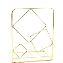 2 шт квадратная металлическая настольная подставка для книг подставка держатель Полка Bookrack