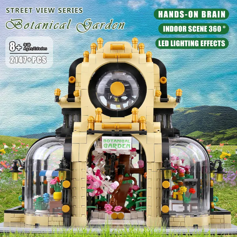 Details about   MOULD KING 16019 The Botanical Garden With Led Lights Street Building Block Toys 