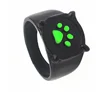 Hanreshe anneau de chat noir avec motif de dessin anim bague d amour verte en