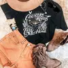 Super Chic Graphic Tees women black cotton t shirt for women 2022 casual style summer top tshirt women new womens clothing ► Photo 3/4