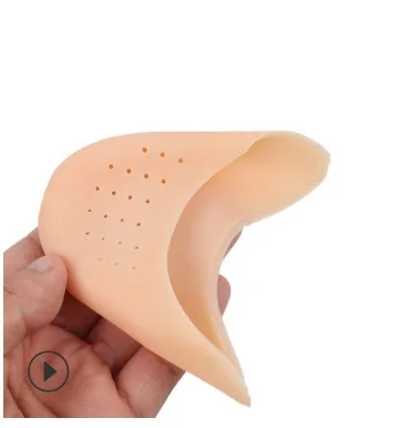 DHL women Finger Protector Silicone Pointe Toe Cap Cover For Toes Soft Pads Protectors for Pointe Ballet Shoes Feet Care pad
