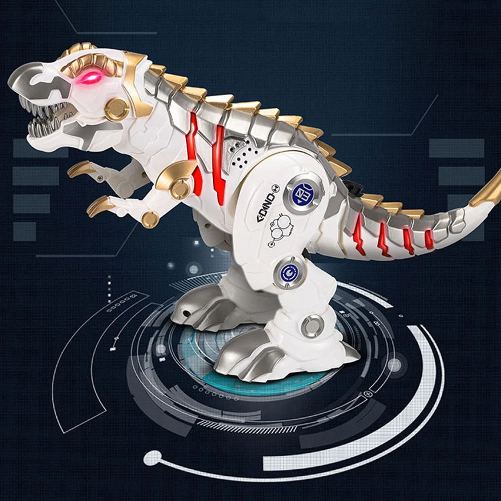 

ABS Kids Mechanical Children Dinosaur Toy Model Smart Sound Gift Remote Control Lighting Realistic Walking Simulation