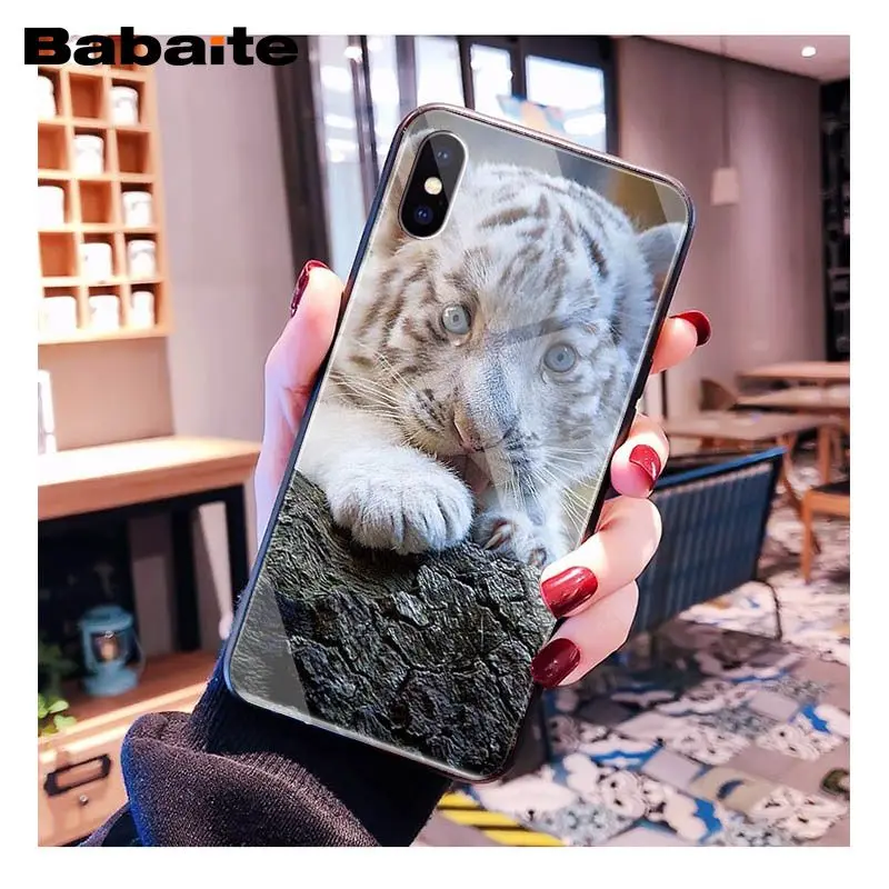 A9 Babaite абстрактное животное Аватар Лев волк тигренок чехол из закаленного стекла для телефона для iphone 11 Pro XS MAX XR 8X7 6S 6 Plus - Цвет: A9