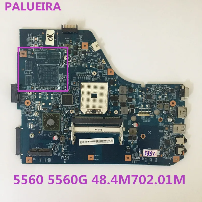 PALUBEIRA для ноутбука acer 5560 5560G 48.4M702.011 материнская плата 48.4M702.01M MBRNX01001 MB. RNX01.001 протестирована