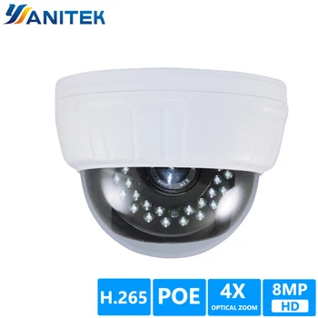 

H.265 8MP 5MP SONY335 POE Dome IP Camera 4X ZOOM 2.8-12mm Lens Motion Detection Night Vision ONVIF P2P Security IP Camera