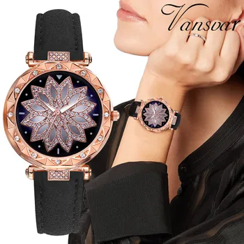 

Quartz watches The Latest Top Ladies Steel Belt Watch Wild Lady Creative Fashion Gift Embossed diamond-studded women's watch 03*