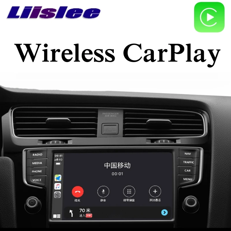 Liislee беспроводной CarPlay адаптер Коробка Bluetooth Автоматическое подключение сенсорный экран телефон автомобильное радио головное устройство для безопасного управления автомобилем