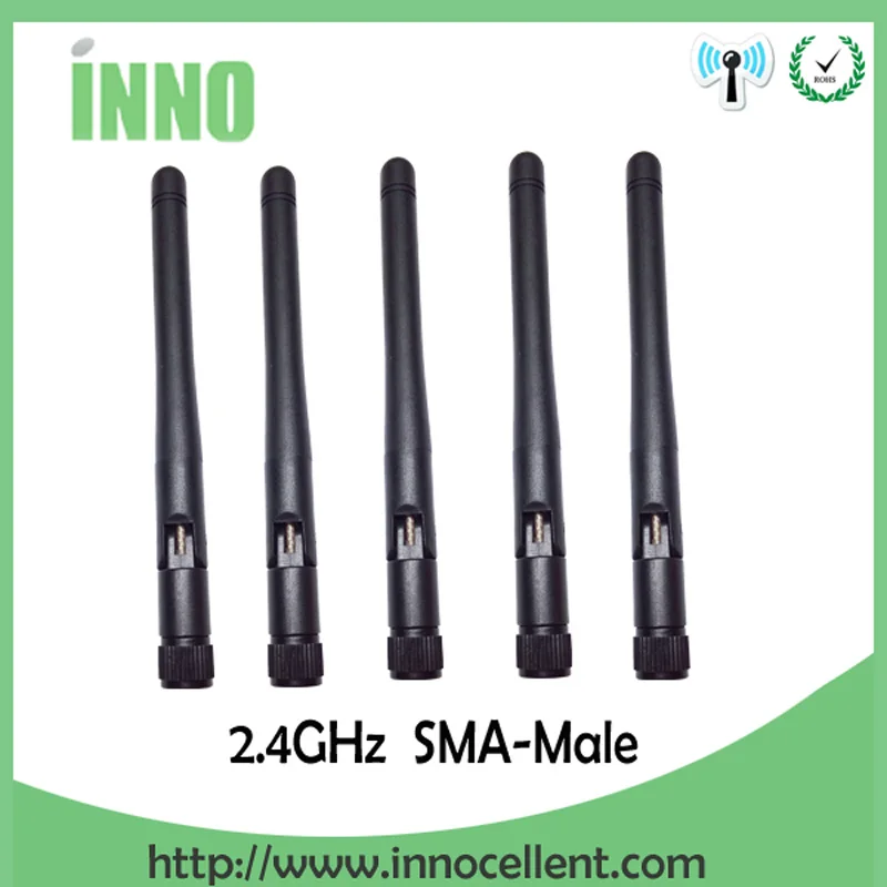10 шт. оптовая продажа wifi 2 4 GHz антенна 3dbi SMA разъем ghz антенны wi fi Omni белые для