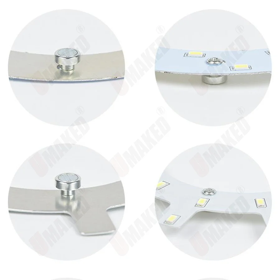 10PCS M3 H:8-12 mm magnetic screw led light Magnet kits lamp fitting led ceiling light pcb plate fix walls round magnets,neodymium magnets,self adhesive magnets,adhesive magnetic sheets,magnetic light bar holder,magnetic clips