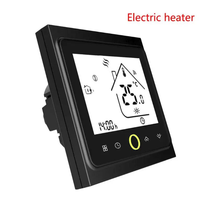 Electric heat Black Умный Wi-Fi термостат контроллер температуры для воды/электрического отопления котла - Цвет: Electric heat Black