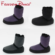 Профессиональные теплые балетки для женщин; балетки для танцев; мягкие танцевальные сапоги; защитная теплая обувь для ног; обувь для танцев и дома