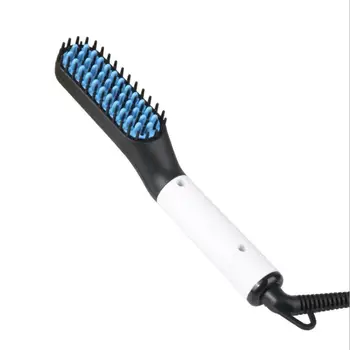 

Multifunctional Hair Straightening Comb Brush Electric Quick Beard Straightener Curling Combs Men Women Beauty Hair Styling Tool