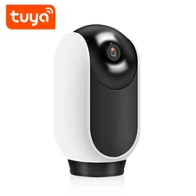QZT – caméra de Surveillance intérieure IP WIFI, dispositif de sécurité domestique intelligent, avec Vision nocturne et Rotation verticale à 100 °, Tuya 