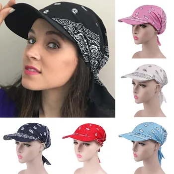 

2019 New Women Men Unisex Fashion Accessories Women India Muslim Retro Floral Cotton Towel Cap Brim Turban Baseball Hat Wrap