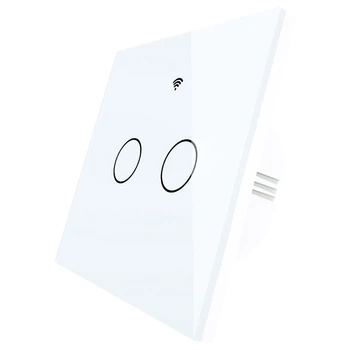

WiFi Smart Wall Press Light Switch EU Type Smart Life/Tuya Wireless Remote Control Work with Alexa Google Home