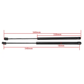 

2x Car Front Engine Cover Bonnet Hood Shock Lift Struts Bar Support Arm Gas For Acura MDX 2001 2002 2003 2004 2005 2006