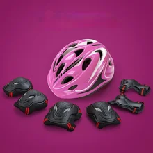 Portable Scooter Skateboard Helmets Adult Children Skateboard Helmets Knee Wrist Guard Capacete De Skate Outdoor Sports