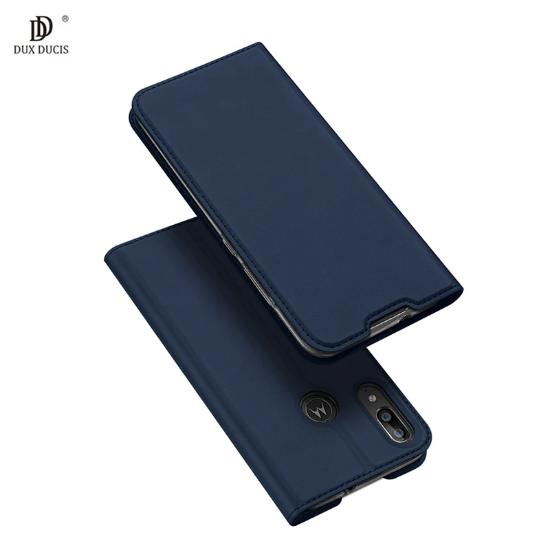

For Moto E6 Plus Case Luxury Pu Leather Shockproof Stand Back Cover Coque For Motorola Moto E6 Cases