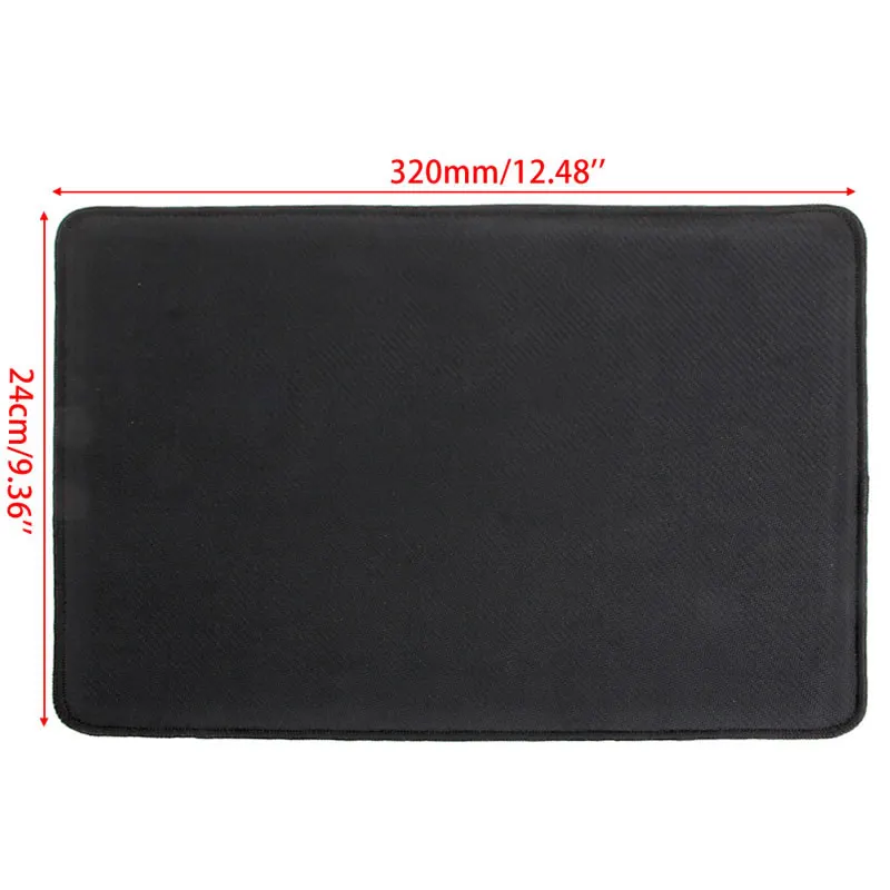

320*240*3mm Rubber Mouse Mat Professional Game Pad Large Stitch Edge Locked New