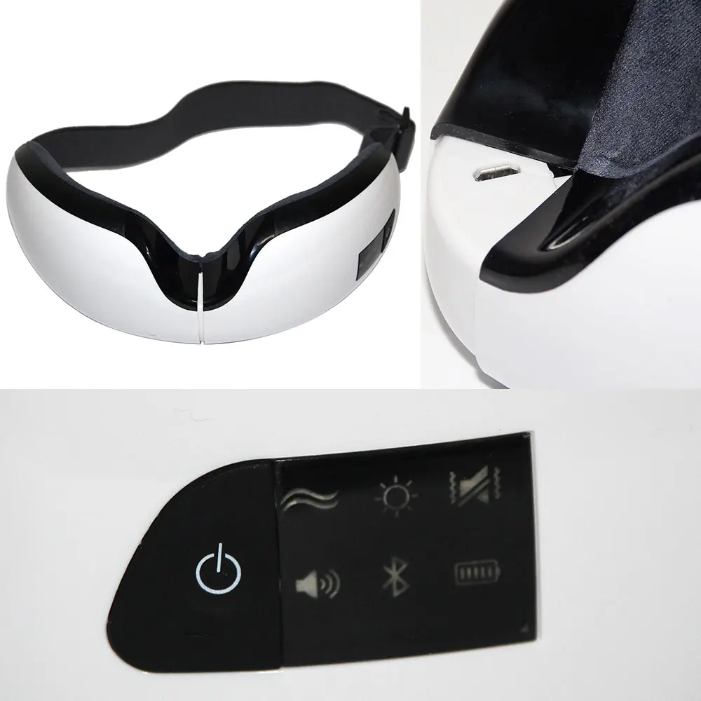 Smart Vibration Eye Massager Anti Wrinkles Eyes Massage Care Device Air Presure Electric Hot Compress Therapy Glasses Eye Care