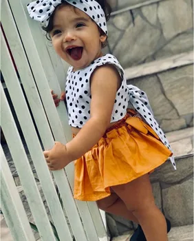 

3Pcs Newborn Infant Baby Girl 0-24M Floral Dress Clothes Ruffle Tops Skirt Outfits Set