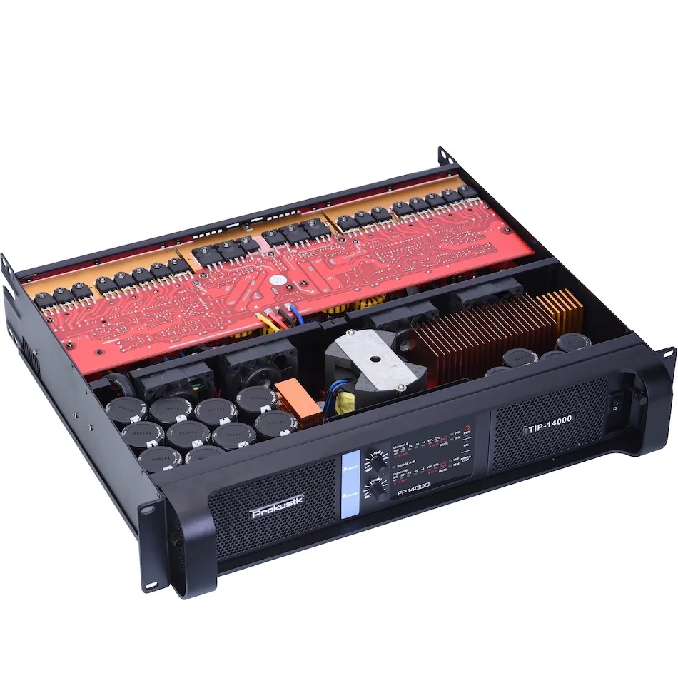 2CH 2*2350 Watts Class TD 14000 Professional Power Amplifier DJ Subwoofer for Double 18inch speaker Poweramp Prokustk TIP14000 audio power amplifier