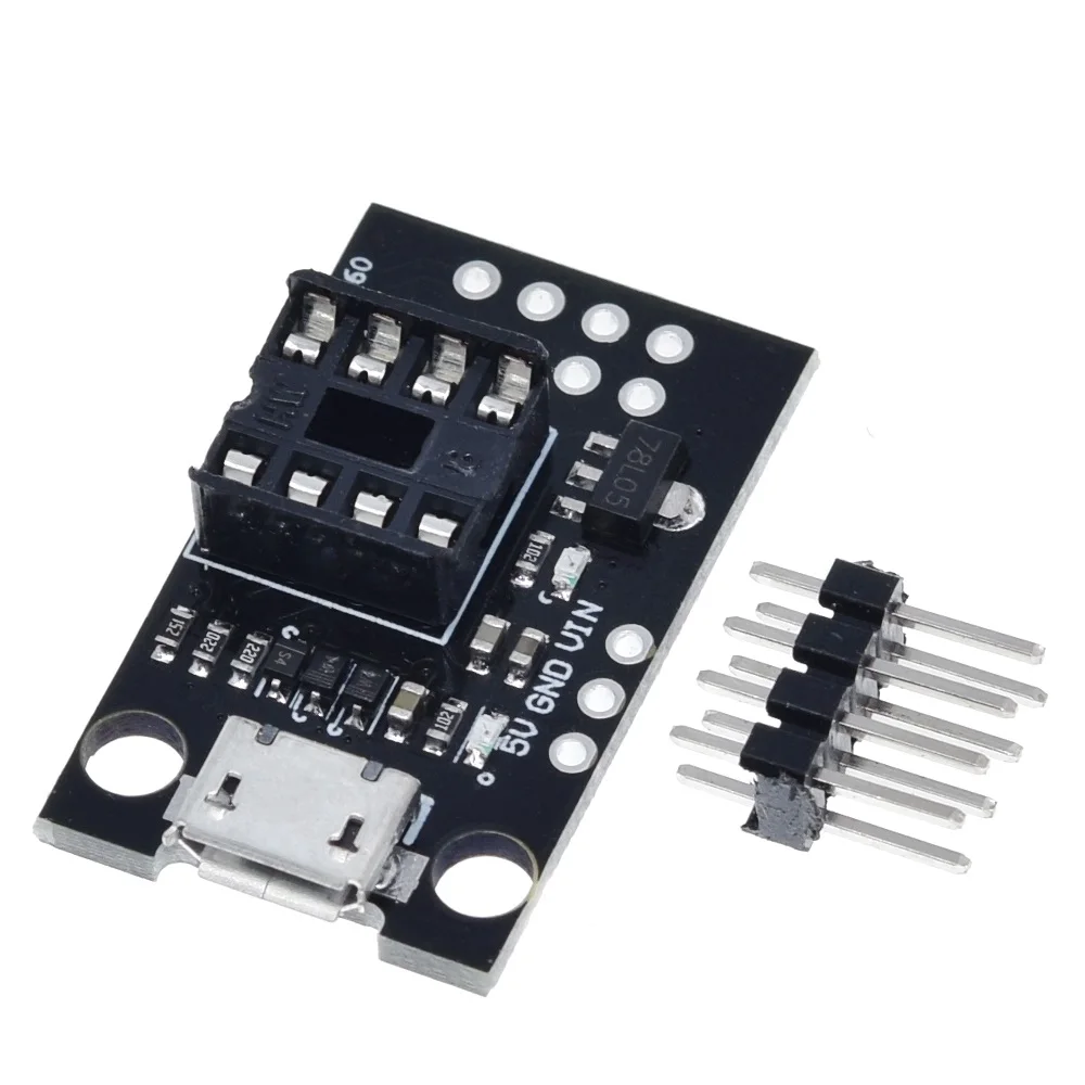ATTINY85 Connector ShengYang 1 шт. GY Digispark kickstarter миниатюрная Минимальная макетная плата ATTINY85 модуль для Arduino usb Attiny85-20pu DIP - Цвет: ATTINY85 Connector