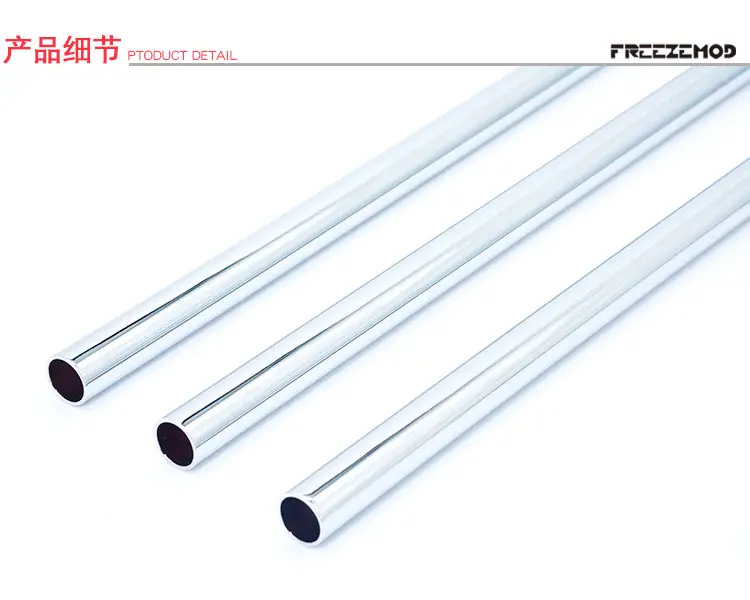 Computer water cooler full metal copper hard tube surface chromeplated