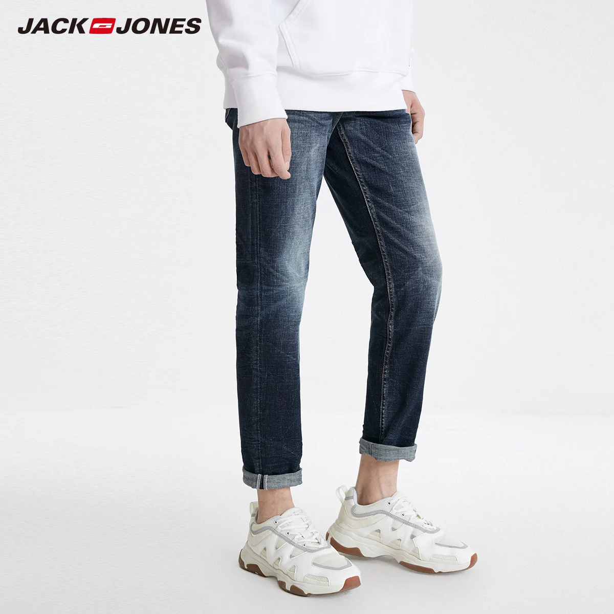 Jack Jones винтажные осенние узкие джинсы | 219132557 - Цвет: DENIM BLUE