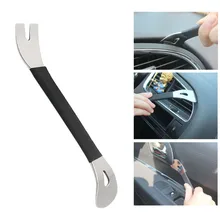 

Stainless Steel Two-end Trim Removal Level Pry Tools Door Panel Audio Terminal Trim Puller Removal Tool Fastener Remover Tools